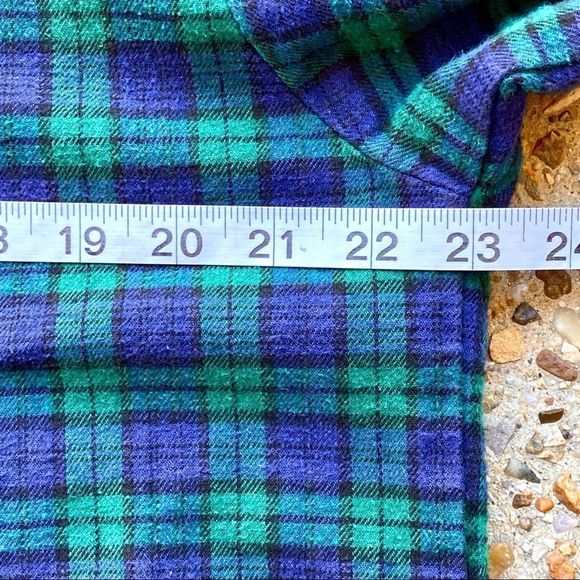 Men's My Grandfather Shirt Plaid Made in Ireland Long Sleeve Shirt Size L - Picture 8 of 8